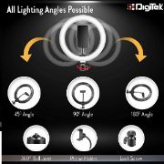 Picture of Digitek DRL10H 10 inch Professional LED Ring Light