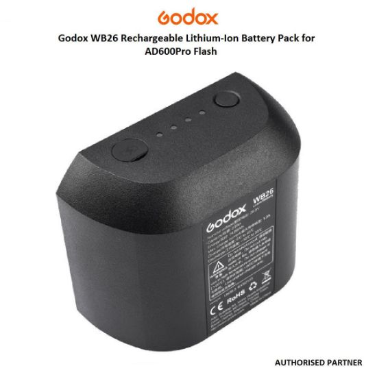 Picture of Godox battery wb-26 for ad600 pro