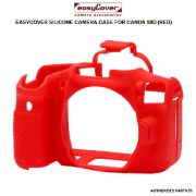 Picture of easyCover Silicone Protection Cover for Canon 90D (Red)