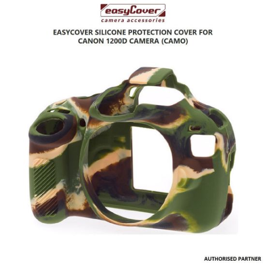 Picture of EasyCover Silicone Protection Cover for Canon 1200D Camera (Camouflage)