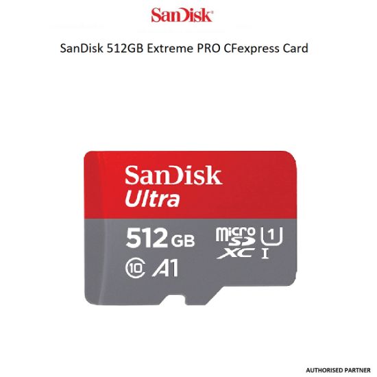 Picture of SANDISK 512 GB CF EXPRESS CARD 1700/1400MBS