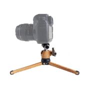 Picture of Leofoto MT-01 LH-25 Mini Portable Desktop Travel Tripod Kit (Wood Color)