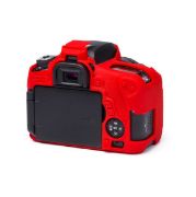 Picture of easyCover Silicone Protection Cover for Canon EOS 760D (Red)