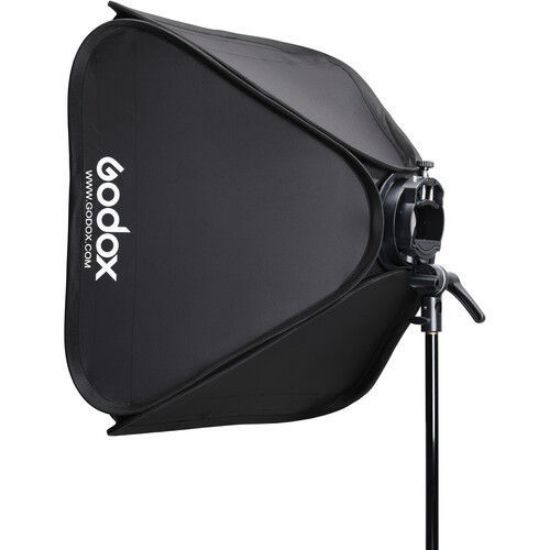 Picture of Godox S2 Bowens Mount Bracket with Softbox, Grid