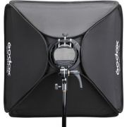 Picture of Godox S2 Bowens Mount Bracket with Softbox, Grid