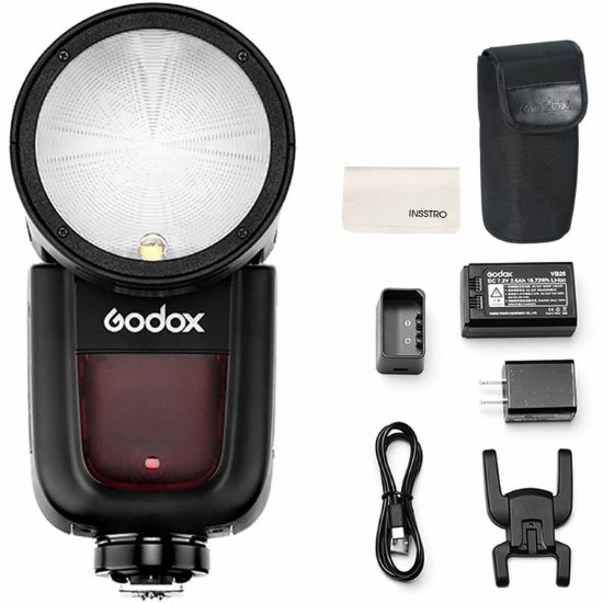 Picture of Godox V1 N  TTL Li-ion Round Head Camera Flash for Nikon Cameras (2 Year Warranty )