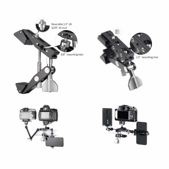 Picture of Leofoto MC-100 Multipurpose Clamp, CF-6 and MBC-20 Bundle