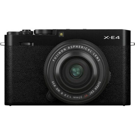 Picture of Fujifilm X-E4 Mirrorless Digital Camera with XF 27mm f/2.8 R WR Lens (Black)