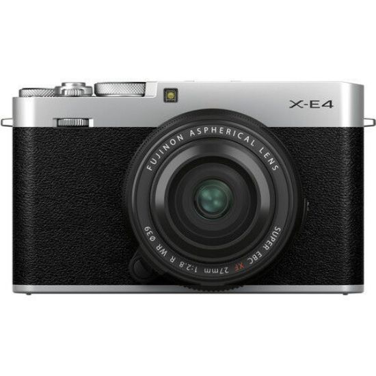 Picture of Fujifilm X-E4 Mirrorless Digital Camera with XF 27mm f/2.8 R WR Lens (Silver)