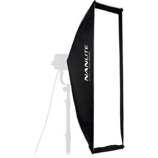 Picture of Nanlite Asymmetrical Stripbank Softbox with Bowens Mount (18 x 43")