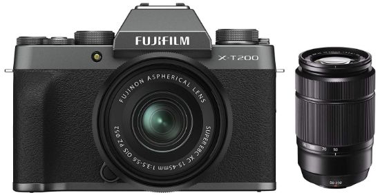 Picture of X-T200 With 15-45MM 50-230MM Dual Kit Fujifilm Digital Camera-Dark Silver