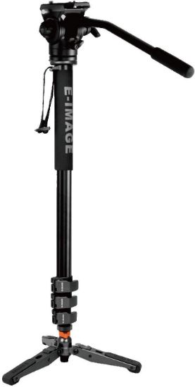 Picture of E-Image MA600 610FH 6.6ft 4 Section Aluminium Photo Video Monopod with EH610 Fluid Head