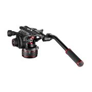 Picture of Manfrotto 612 Nitrotech Fluid Video Head and Aluminum Twin Leg Tripod with Ground Spreader..