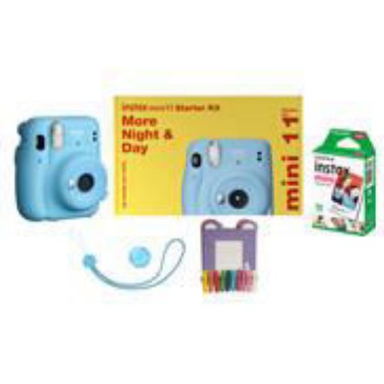 Picture of FujiFilm Instax Mini 11 Starter Kit Instant Camera (Blue).