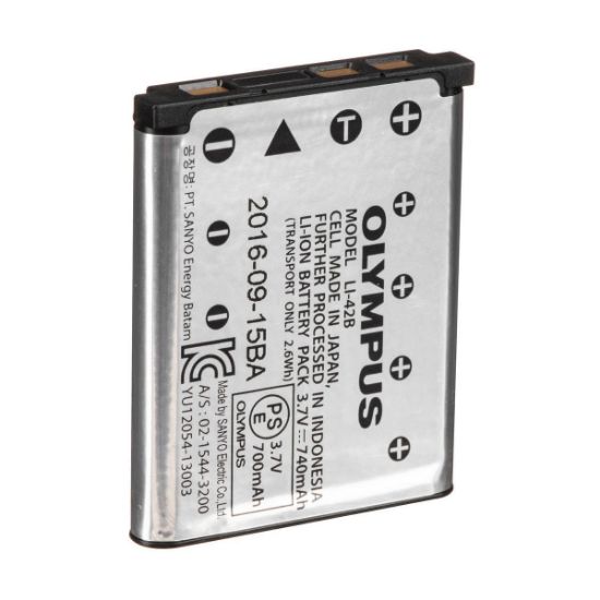 Picture of Olympus LI-42B Rechargeable Lithium-Ion Battery (3.7V, 740mAh)