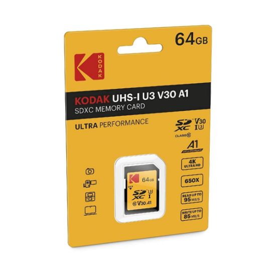 Picture of Kodak 64GB SDXC 95 MBPS Waterproof SD Card