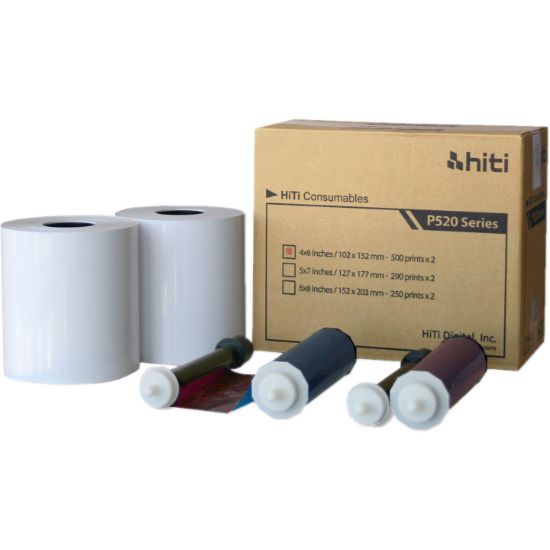 Picture of Hiti Brand P-1000 Paper for P520/525L Printer