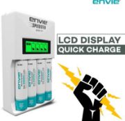 Picture of Envie Speedster ECR-11   4xAA 2800 Ni-MH rechargeable Camera Battery Charger