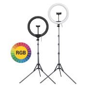 Picture of Digitek LED Ring Light 38cm (15 inch) RGB with Stand for YouTube | Photo-Shoot | Video Shoot | Live Stream | Makeup