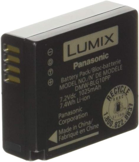 Picture of Panasonic DMW-BLG10 Li-ion Battery for Lumix  G100Cameras (7.2V, 1025mAh)