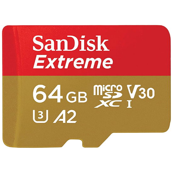 Picture of SanDisk Extreme  PRO micro SD 64GB CARD 200MB