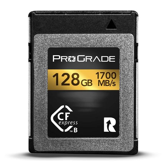 Picture of ProGrade Digital 128GB CFexpress 2.0 Type B Gold Memory Card-PGCFX128GAPNA