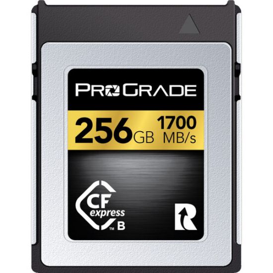 Picture of ProGrade Digital 256GB CFexpress 2.0 Type B Gold Memory Card-PGCFX256GAPNA