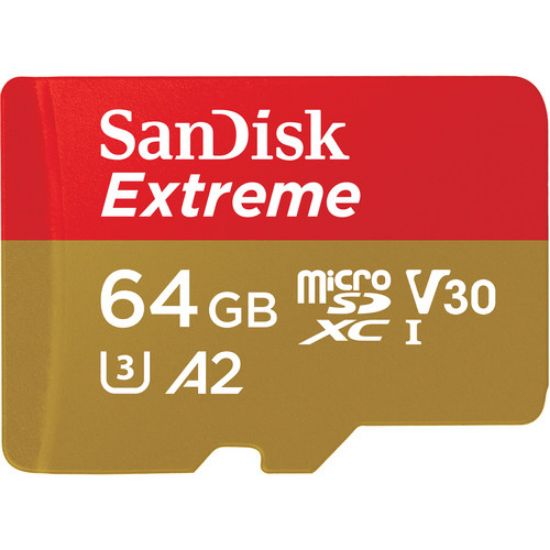 Picture of Sandisk Extreme 64GB microSD Card 170MB/s