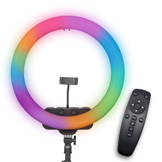 Picture of DIGITEK Platinum (DPRL-19 RGB) Professional RGB 45CM Big LED Ring Light