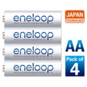 Picture of Panasonic eneloop AA Rechargeable Battery, Pack of 4