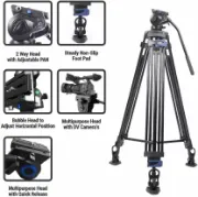 Picture of DIGITEK DPTR-7060VD Platinum Heavy Duty Video Tripod