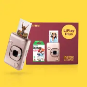 Picture of Fuji Instax mini Liplay Plus Camera (With Film) blush Gold