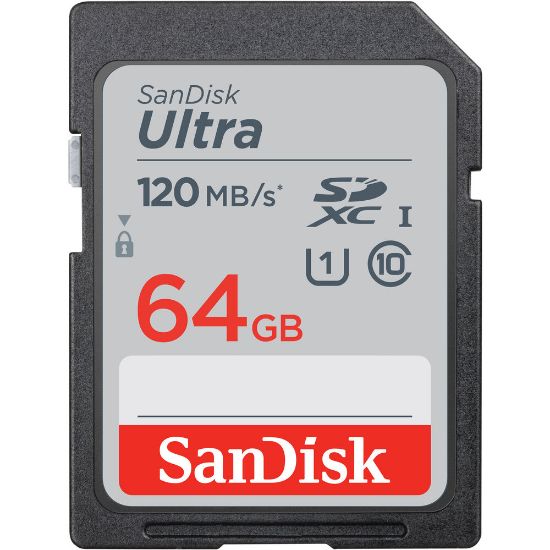 Picture of SanDisk 64GB Ultra UHS-I SDXC Memory Card