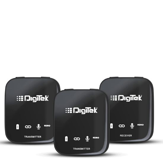 Picture of Digitek DWM-101  Wireless Microphone System for DSLR, Camcorder, Smartphone