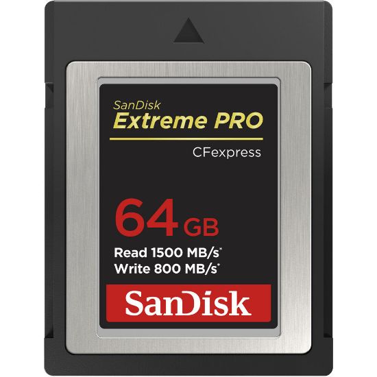 Picture of SanDisk Extreme 64GB CompactFlash Memory Card