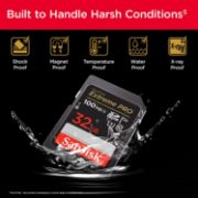 Picture of SANDISK Extreme Pro 32GB,  100MB/S UHS SDHC Card