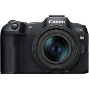 Picture of Canon EOS R8 Mirrorless Camera with RF 24-50mm f/4.5-6.3 IS STM Lens.