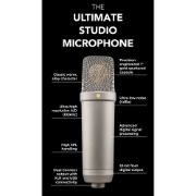 Picture of RODE NT1 5TH GENERATION STUDIO CONDENSER MICROPHONE-SILVER