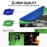 Picture of HIFFIN 2-IN-1 GREEN|BLUE 150CM X 200CM PHOTO VIDEO STUDIO COLLAPSIBLE BACKGROUND PANEL,