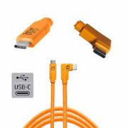 Picture of Tether Tools TetherPro USB Type-C Male to USB Type-C Male Cable (15', Orange)